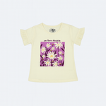 Load image into Gallery viewer, YELLOW &quot;WE LOVE DAISIES&quot; T-SHIRT TOP FOR GIRLS
