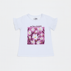 WHITE "WE LOVE DAISIES" T-SHIRT TOP FOR GIRLS