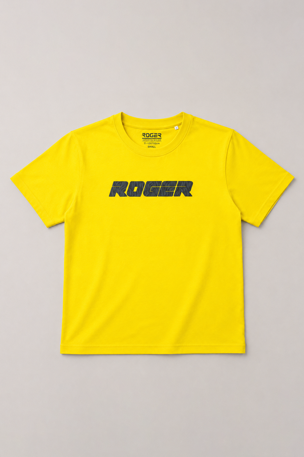 Yellow Roger Print T-Shirt For Men