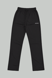 Black Roger Print Dri-Fit Fabric Trouser For Mens