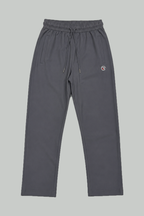 Grey "R" Print Dri-Fit Fabric Trouser For Mens