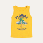 Yellow Florida Print Sando For Summers
