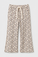 Cream With Multi Flowers Print Flapper For Girls