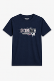 Navy Blue Xtreme Print T-Shirt For Women