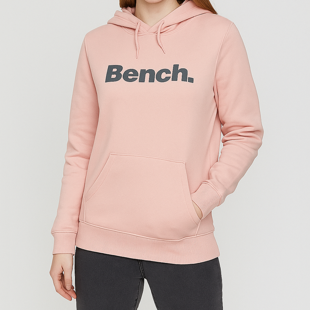 Bench Pink Hoodie For Womens Secondary image