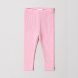 Pink Fril Ribbed Pajama Trouser