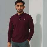 MAROON KURTI STYLE - PREMIUM QUALITY CASUAL SHIRT FOR MEN