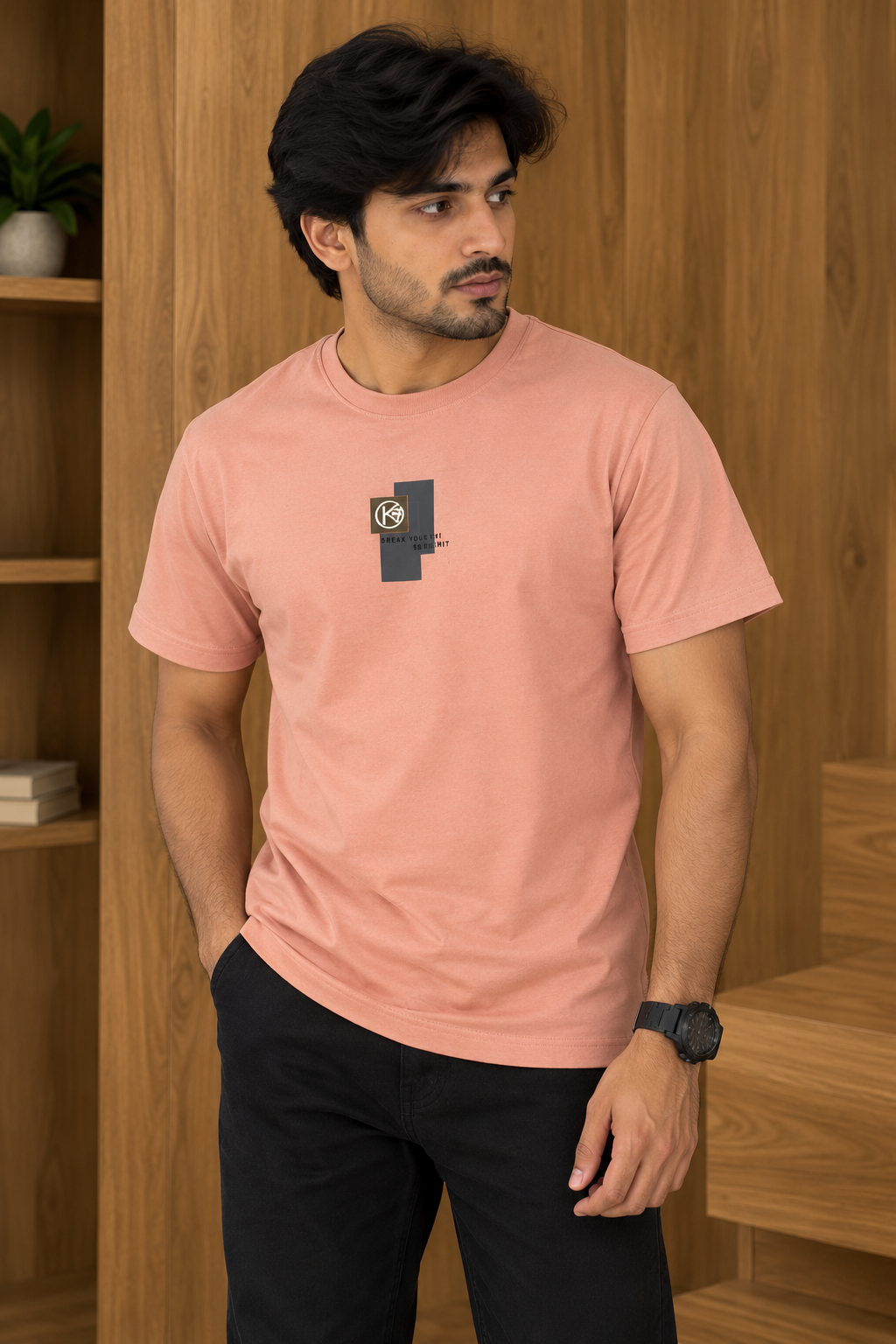 Pink Cedar Walton Relax Fit Tees