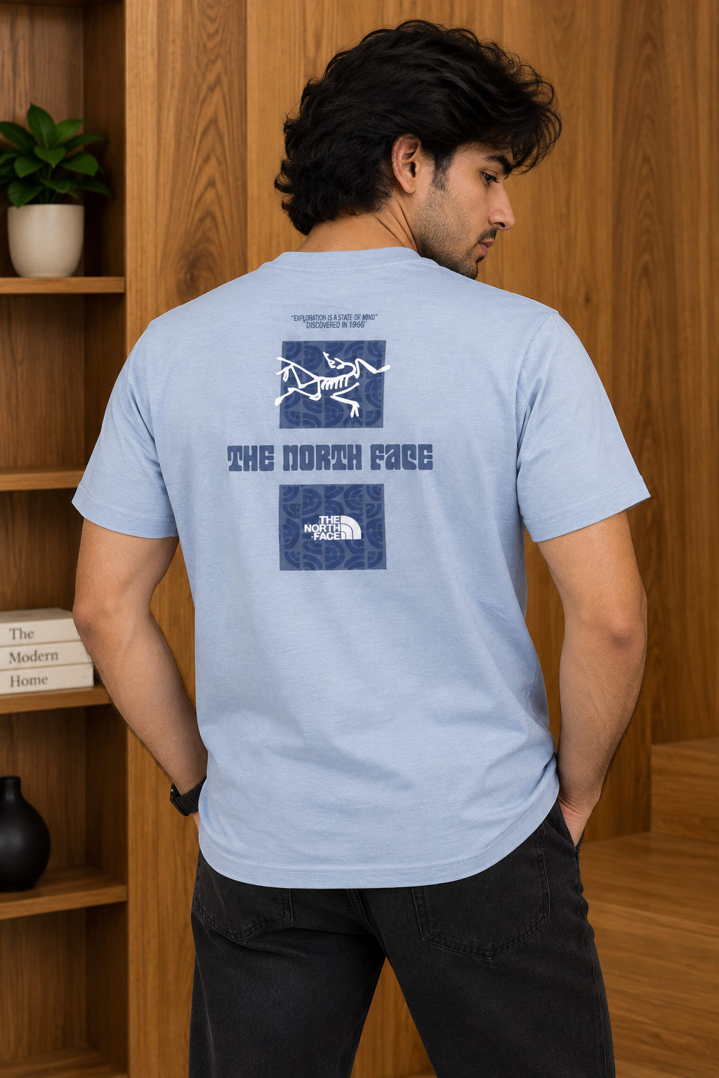 Blue Constructed Relax Fit Tees