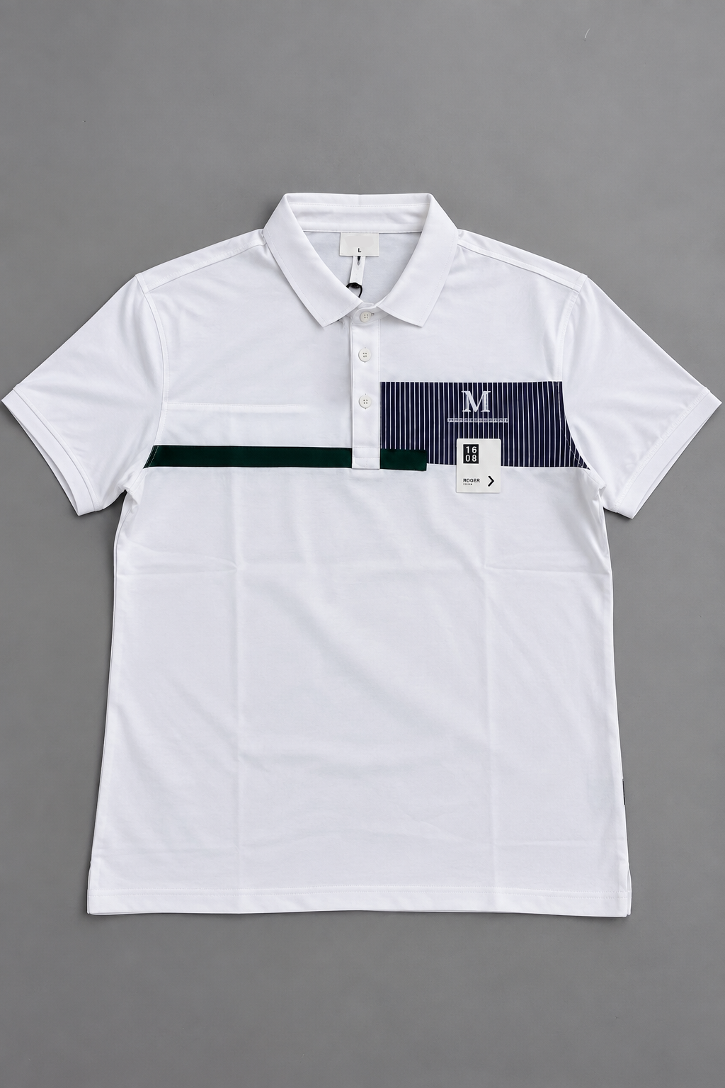 White Authentic Relax Fit Polo Secondary image