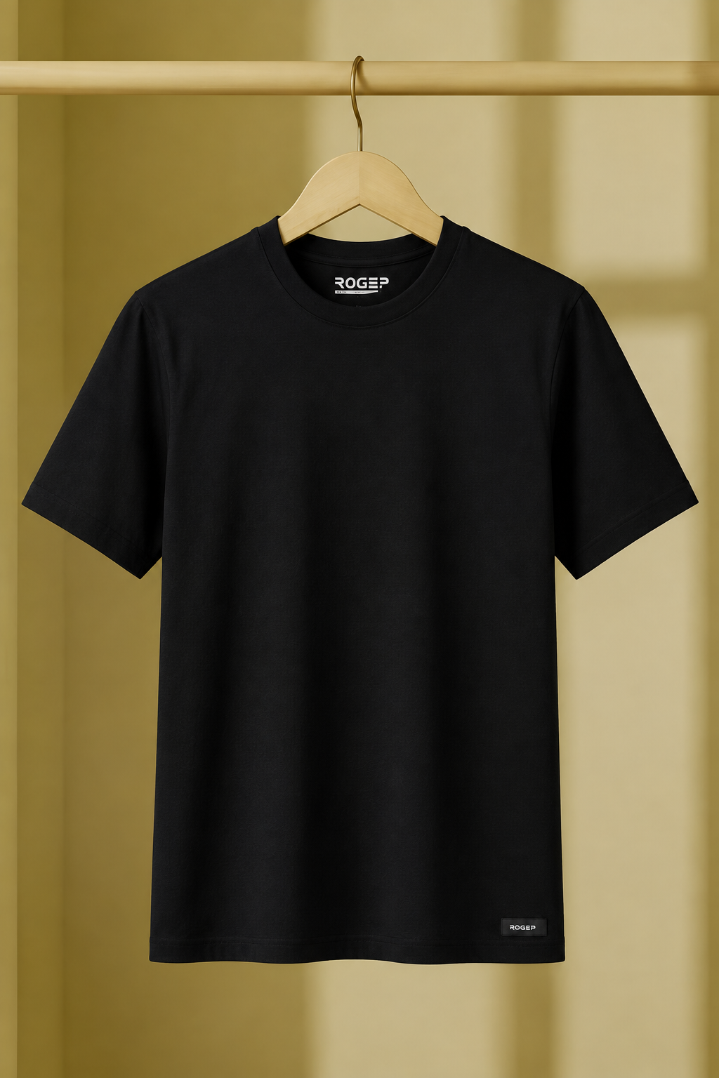 Black T-Shirt Plain For Men