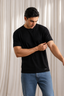 Black T-Shirt Plain For Men