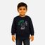 Navy Super Fun Day Fleece Fabric Sweatshirt