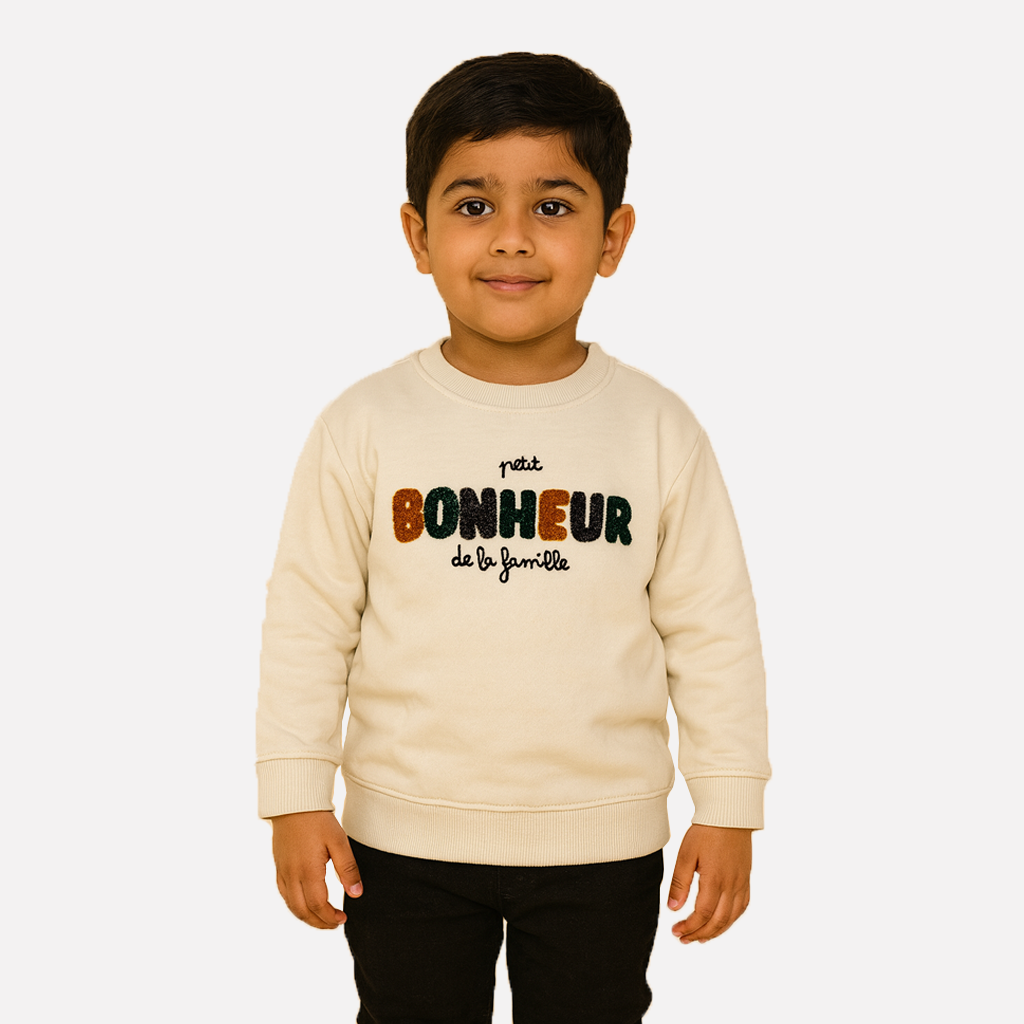 Cream Bonheur Terry Fabric Sweatshirt Main image