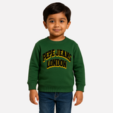 Green Pepe Jeans Terry Fabric Sweatshirt