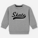 Hazel Grey Skate Terry Fabric Sweatshirt