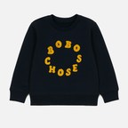 Navy Choose Terry Fabric Sweatshirt