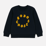Navy Choose Terry Fabric Sweatshirt