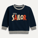 Blue Sailor Fleece Fabric Sweatshirt