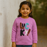 Light Purple Lucky Terry Fabric Sweatshirt