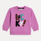 Light Purple Lucky Terry Fabric Sweatshirt