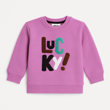 Light Purple Lucky Terry Fabric Sweatshirt
