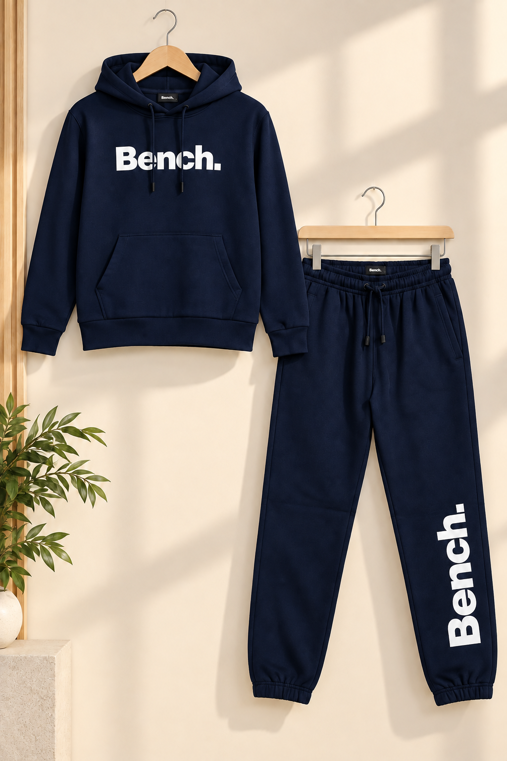 Navy Bench Warm Weave Fabric Suit