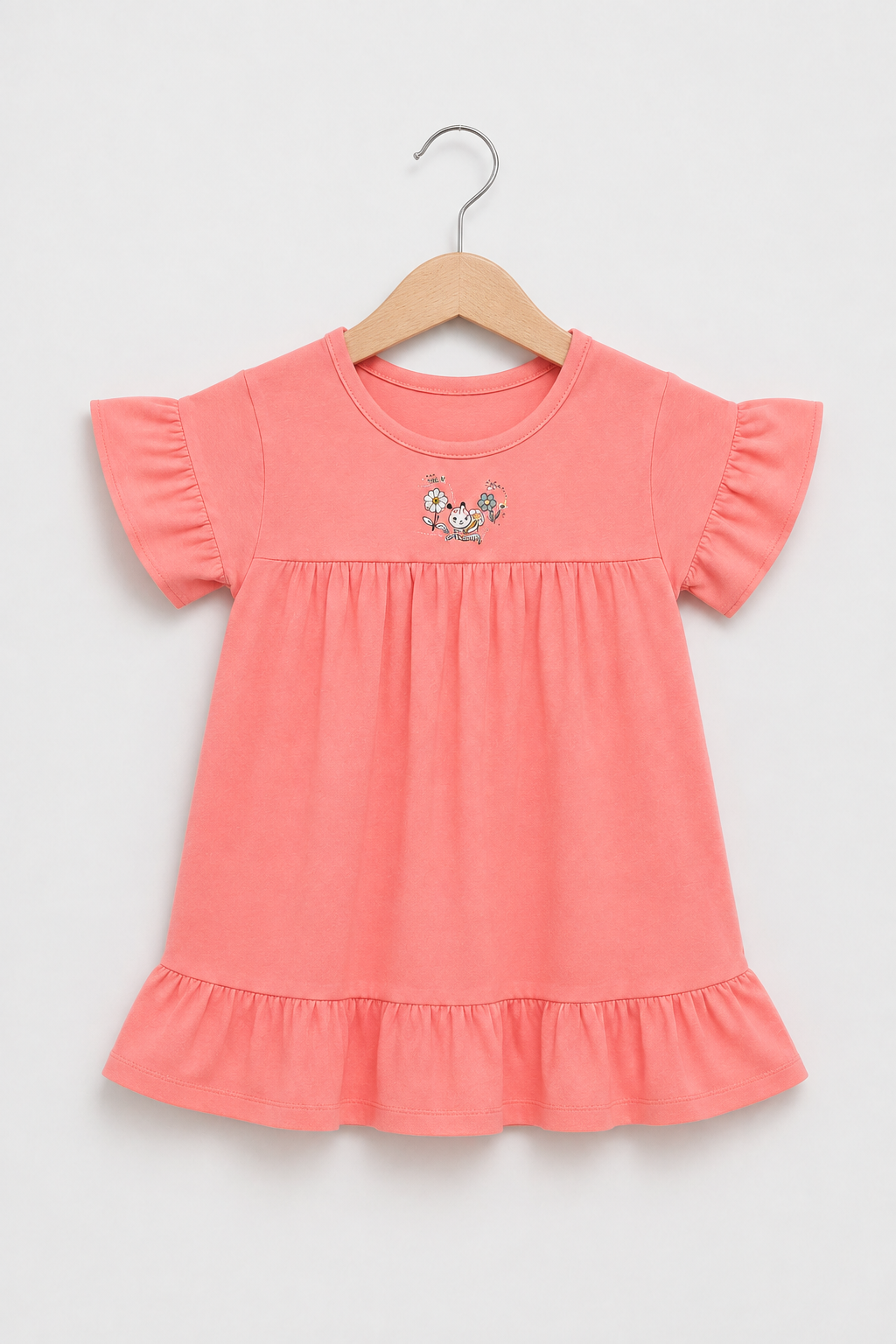 Pink Flowers T-shirt Top Secondary image