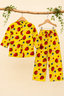 Yellow Strawberry Print Co-Ord Linen Fabric Suit