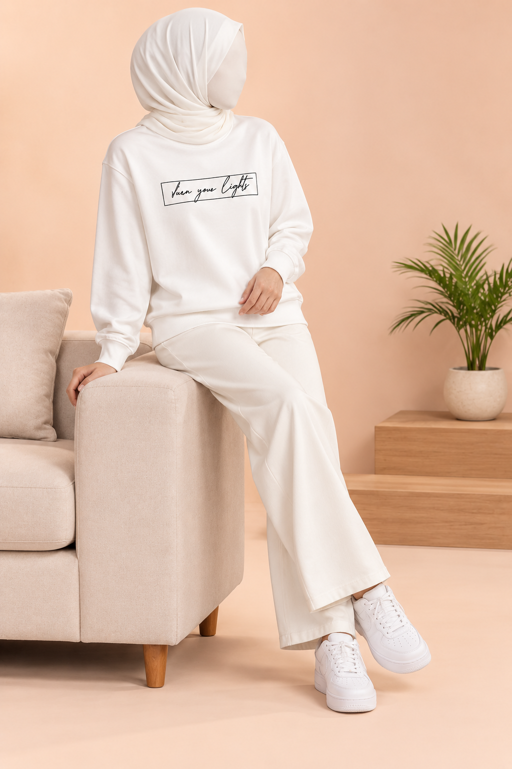 Shine Your Light Soft Peak Sweatshirt
