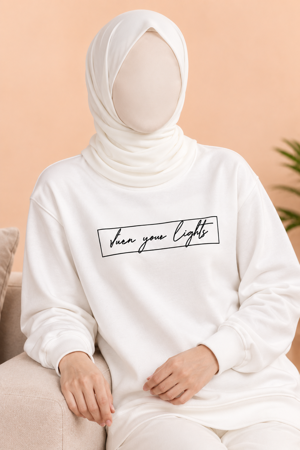 Shine Your Light Soft Peak Sweatshirt Main image