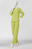 Green Co-ord Ribbed Fabric Suit For Women