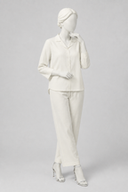Skin Co-ord Ribbed Fabric Suit For Women