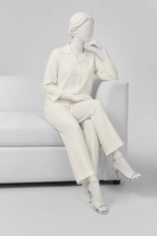 Skin Co-ord Ribbed Fabric Suit For Women