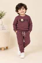 Lilac Adult Print Suit For Winters