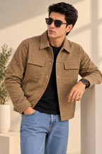 Brown Double Pocket Jacket