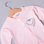 PINK "BLACKTONNY STRAWBERRY" PRINT FULL BODY FULL SLEEVES ROMPERS