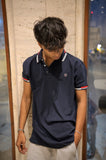 Navy Blue PK Fabric Polo For Mens
