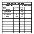 MULTI COLOR DOUBLE POCKETS SHORTS UNISEX