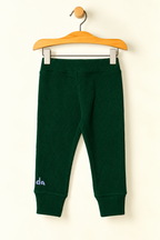 DARK GREEN PANDA PRINTED THERMAL TROUSER PAJAMA