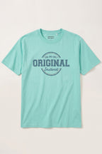 SKY BLUE "ORIGINAL" PRINT T-SHIRT FOR MEN