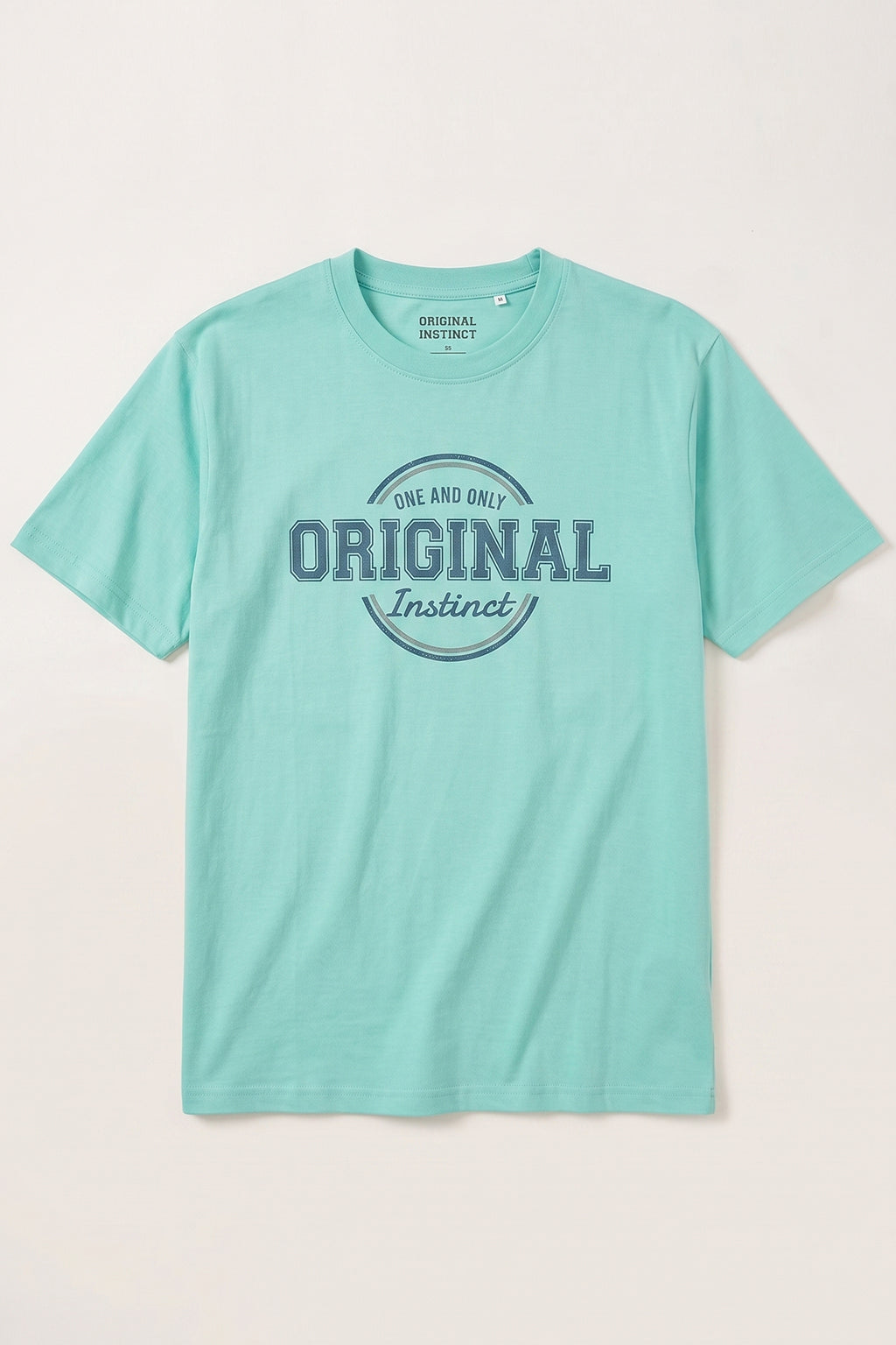 SKY BLUE "ORIGINAL" PRINT T-SHIRT FOR MEN
