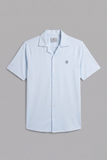 Sky Blue Dri-Fit Half Sleeves Casual Shirt For Men