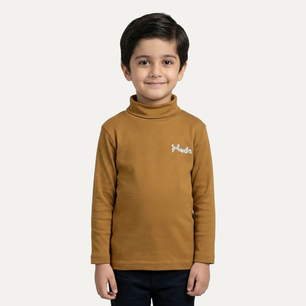 Brown Panda HighNeck For Winters Main image