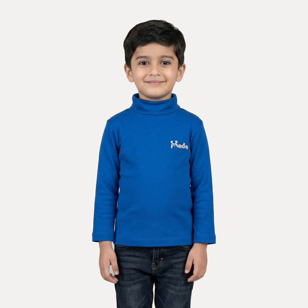 Royal Blue Panda HighNeck For Winters Main image