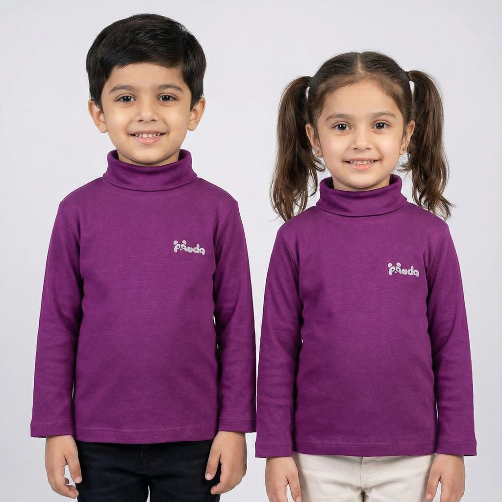 Purple Panda HighNeck For Winters