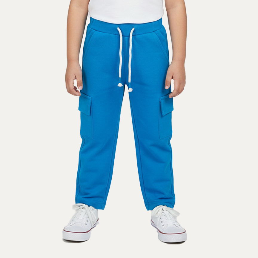 Blue Double Pocket Trouser For Summers Main image
