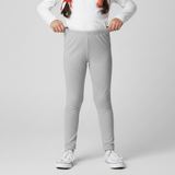 HAZEL GREY PLAIN FLEECE WARM LEGGING TROUSER FOR GIRLS