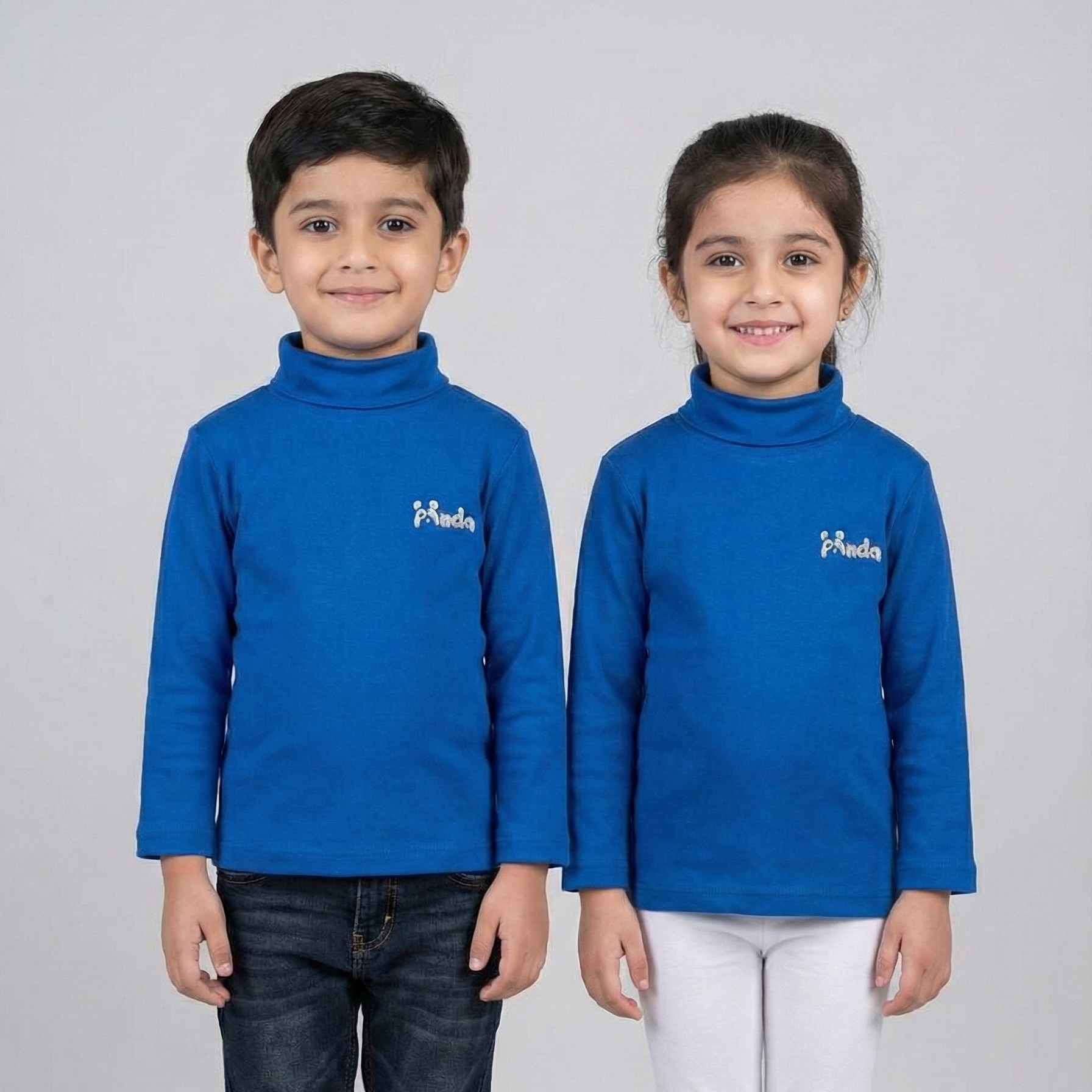 Royal Blue Panda HighNeck For Winters Secondary image