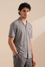 Grey Dri-Fit Half Sleeves Casual Shirt For Mena